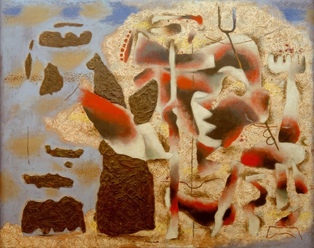 Atlantis av Willi Baumeister