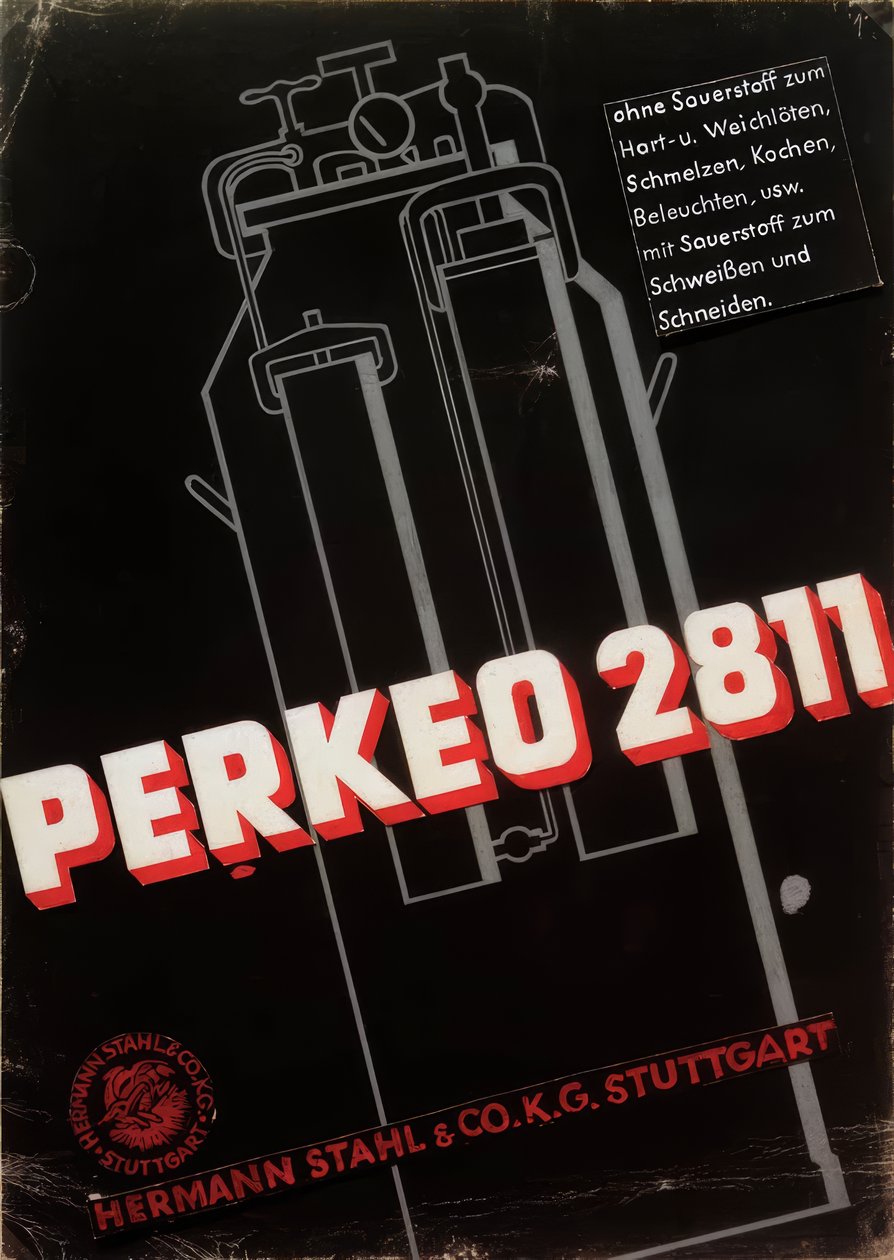 Entwurf für Schweißgerät von Willi Baumeister