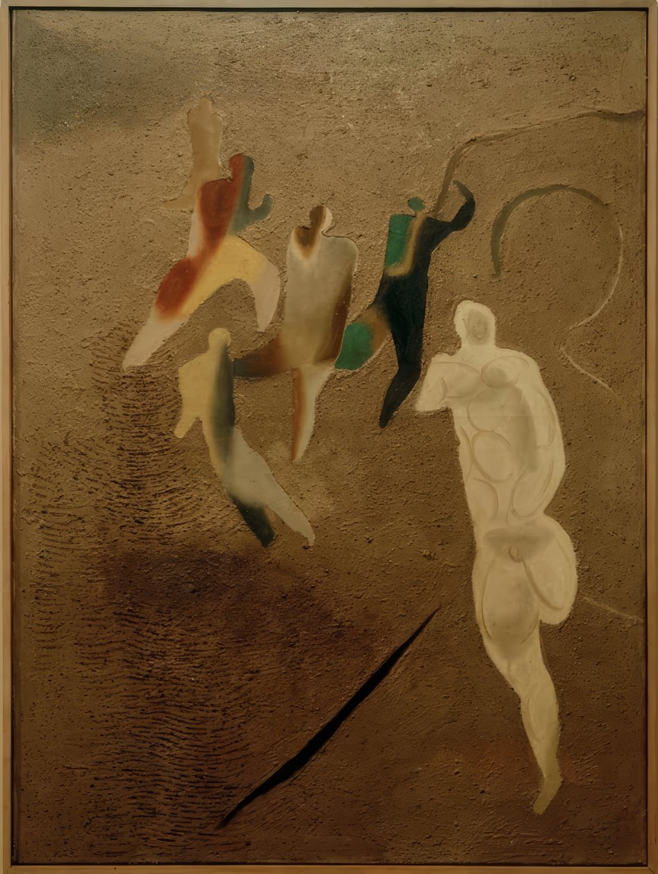 fotballbane av Willi Baumeister