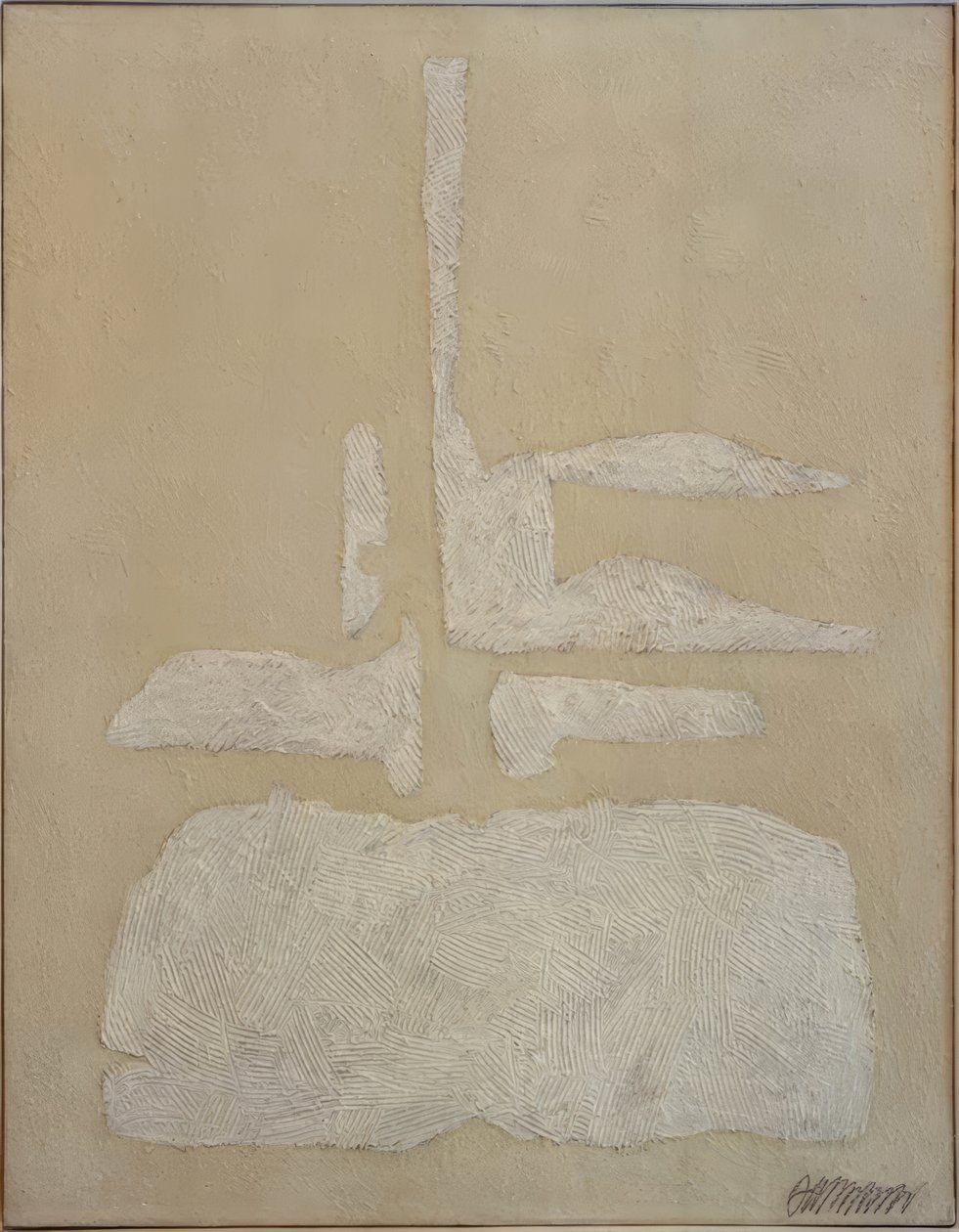 Hani-i-weiß mit Kammzug von Willi Baumeister