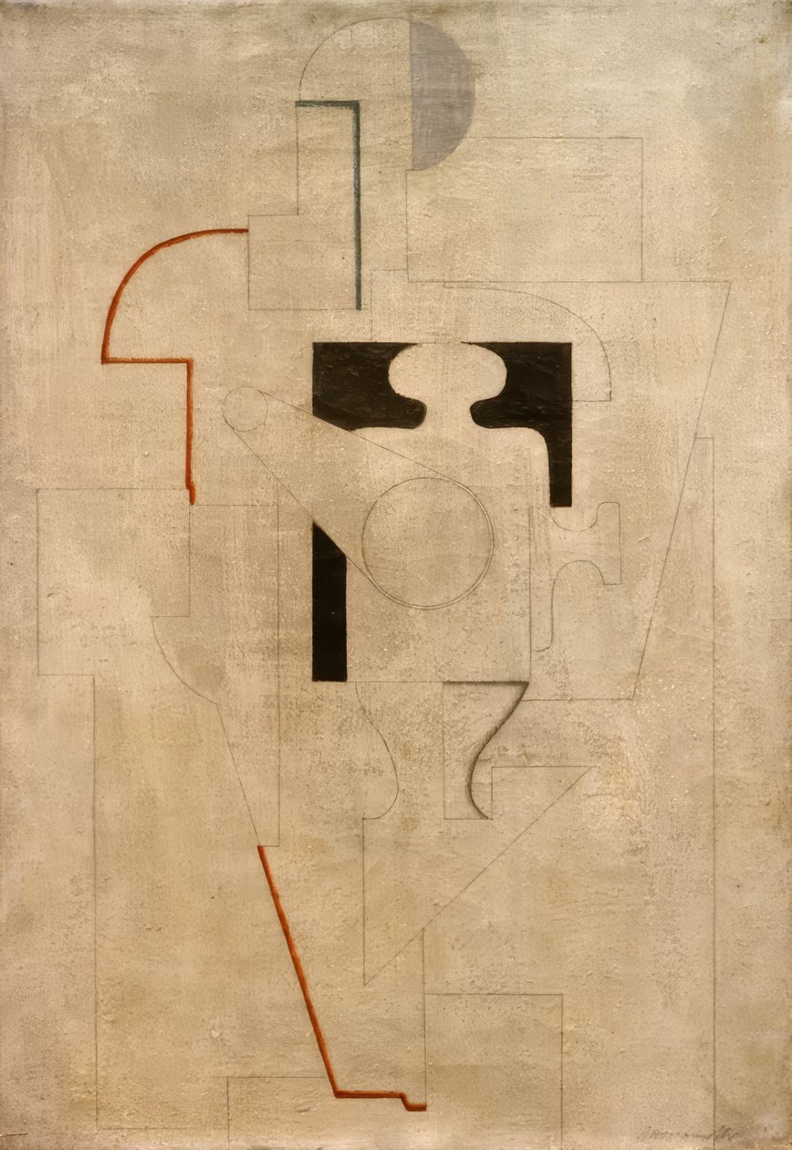 M 2 på grå av Willi Baumeister