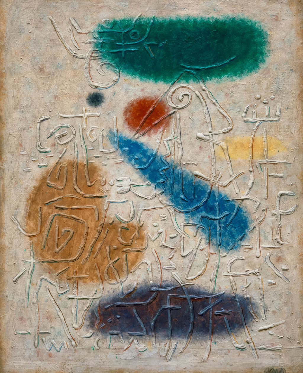 Tempelmuren av Willi Baumeister