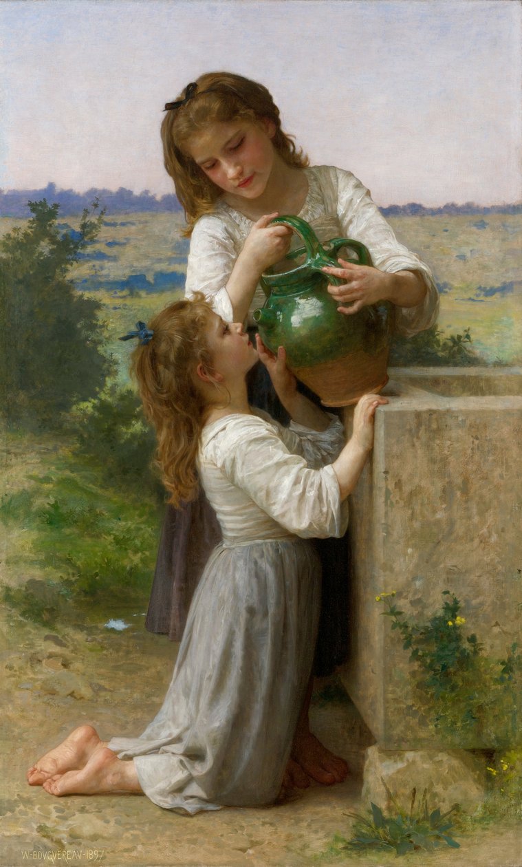 Ved fontenen av William Adolphe Bouguereau