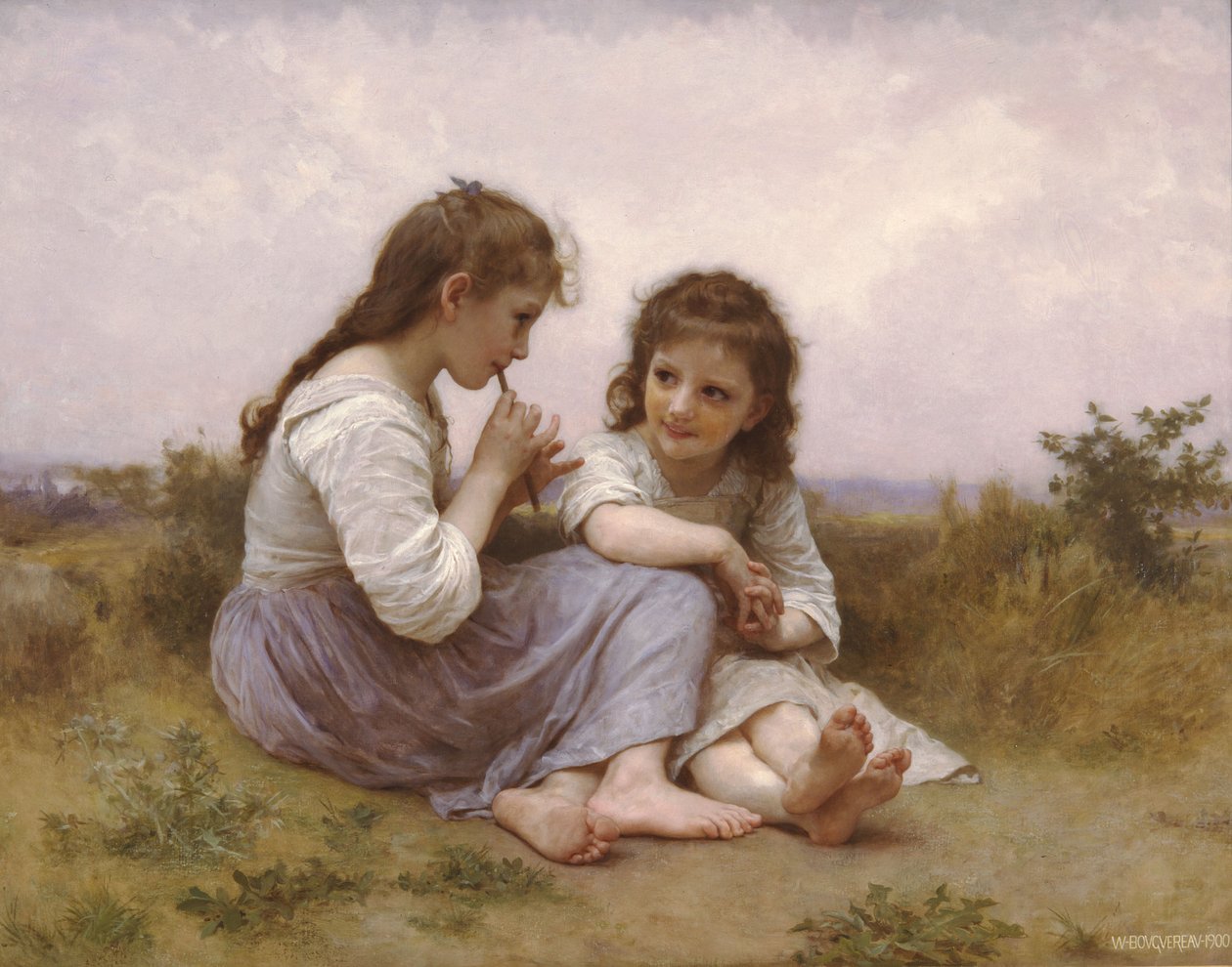 En barndomsidyll av William Adolphe Bouguereau