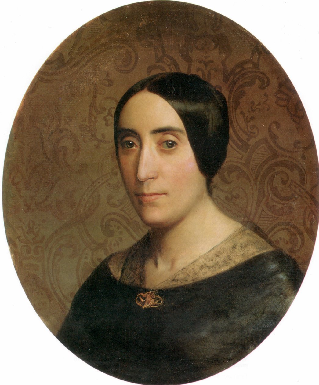 Et portrett av Amelina Dufaud Bouguereau av William Adolphe Bouguereau