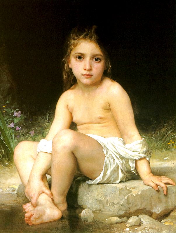Badebarn av William Adolphe Bouguereau