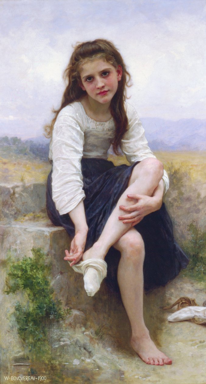 Før badet av William Adolphe Bouguereau