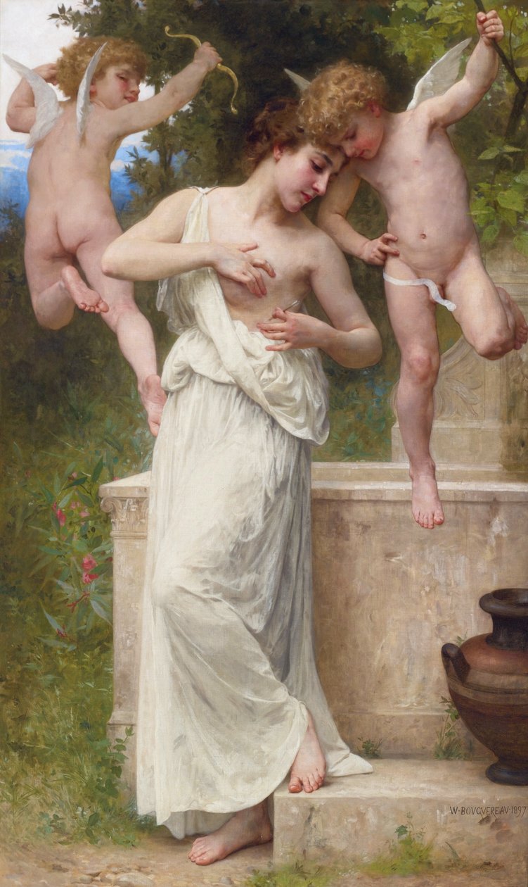 Elsker skader av William Adolphe Bouguereau