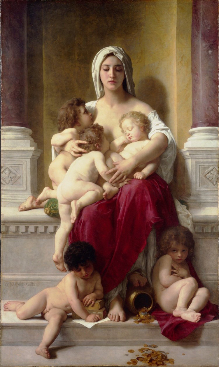 Veldedighet av William Adolphe Bouguereau