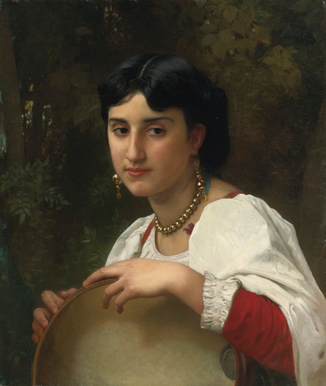 Italiensk tamburin av William Adolphe Bouguereau