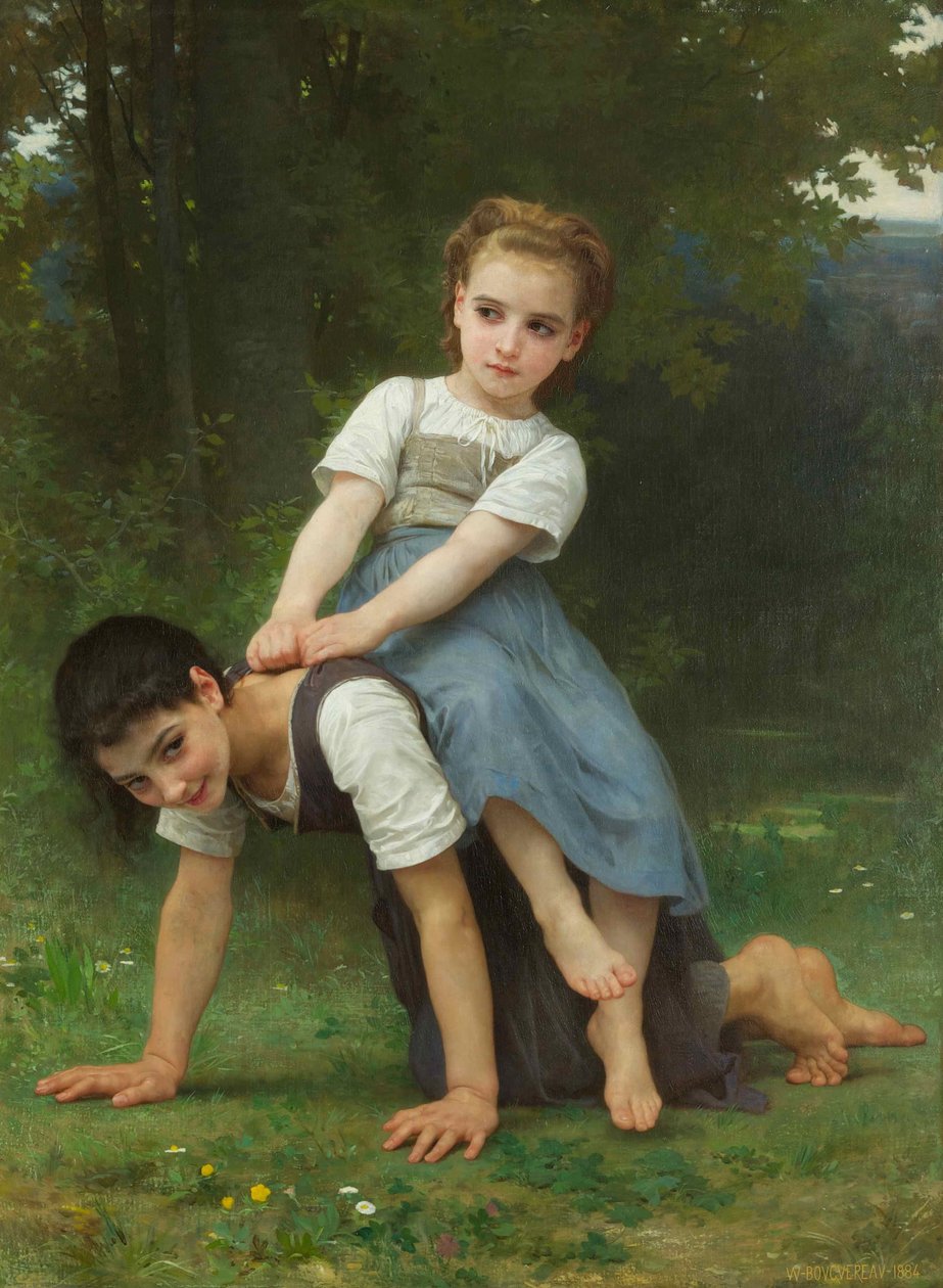 La Bourrique (rideturen) av William Adolphe Bouguereau