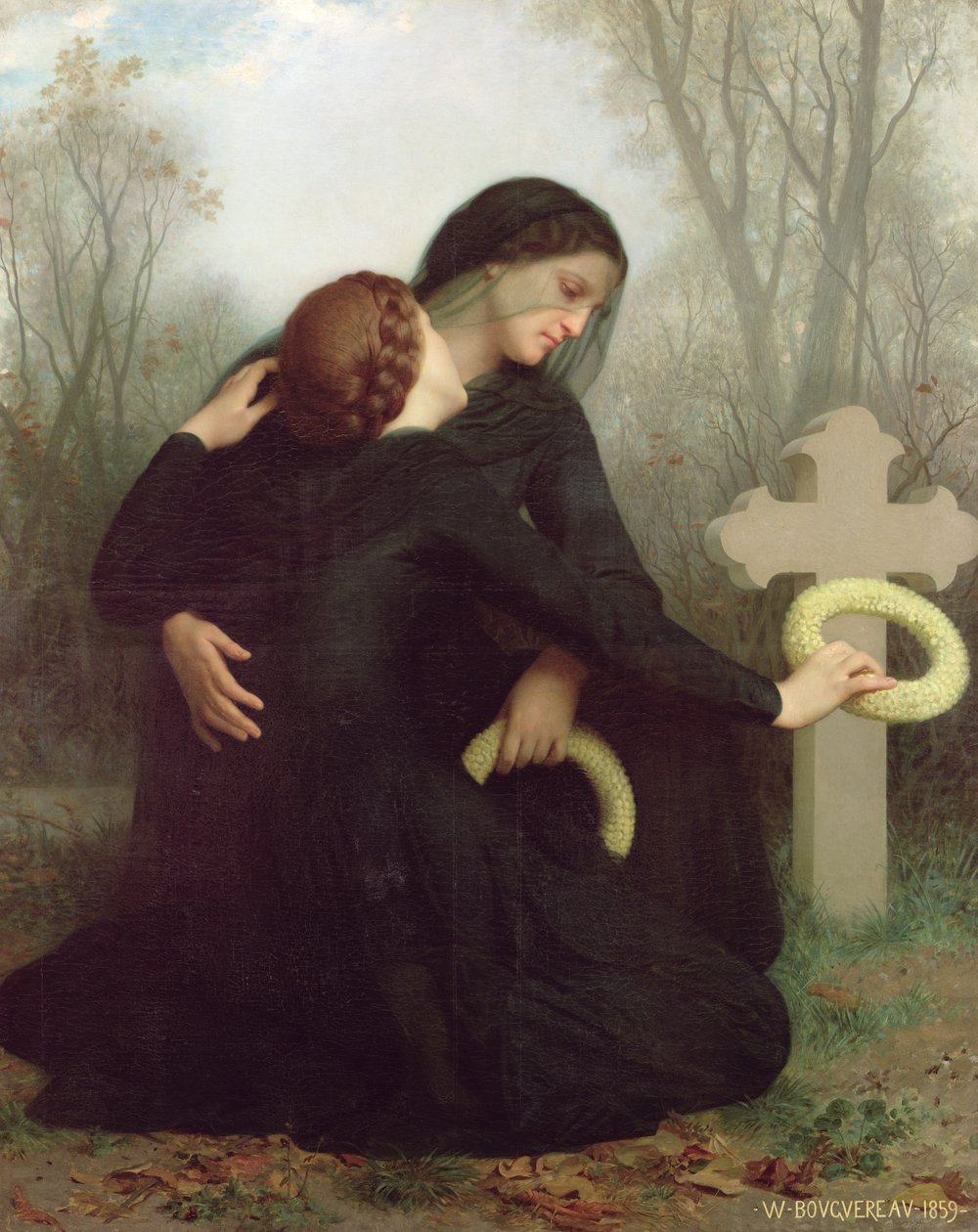 Allehelgensdag 1859 av William Adolphe Bouguereau