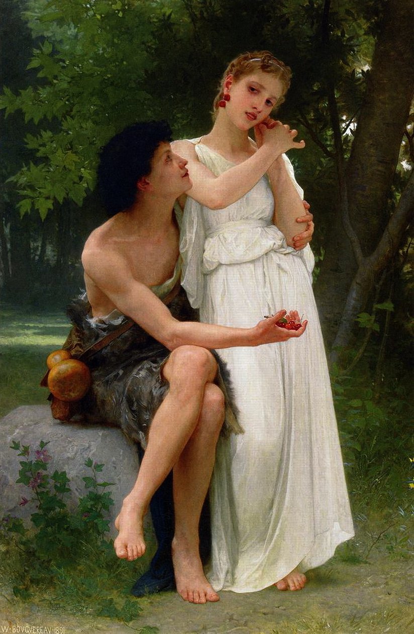 De første juvelene av William Adolphe Bouguereau