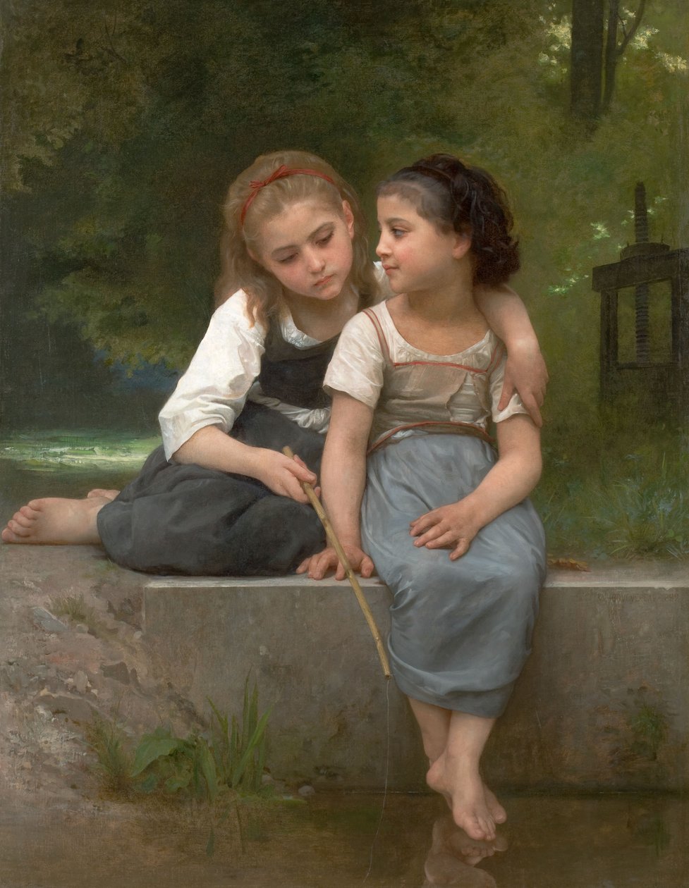 Fiske etter frosker av William Adolphe Bouguereau