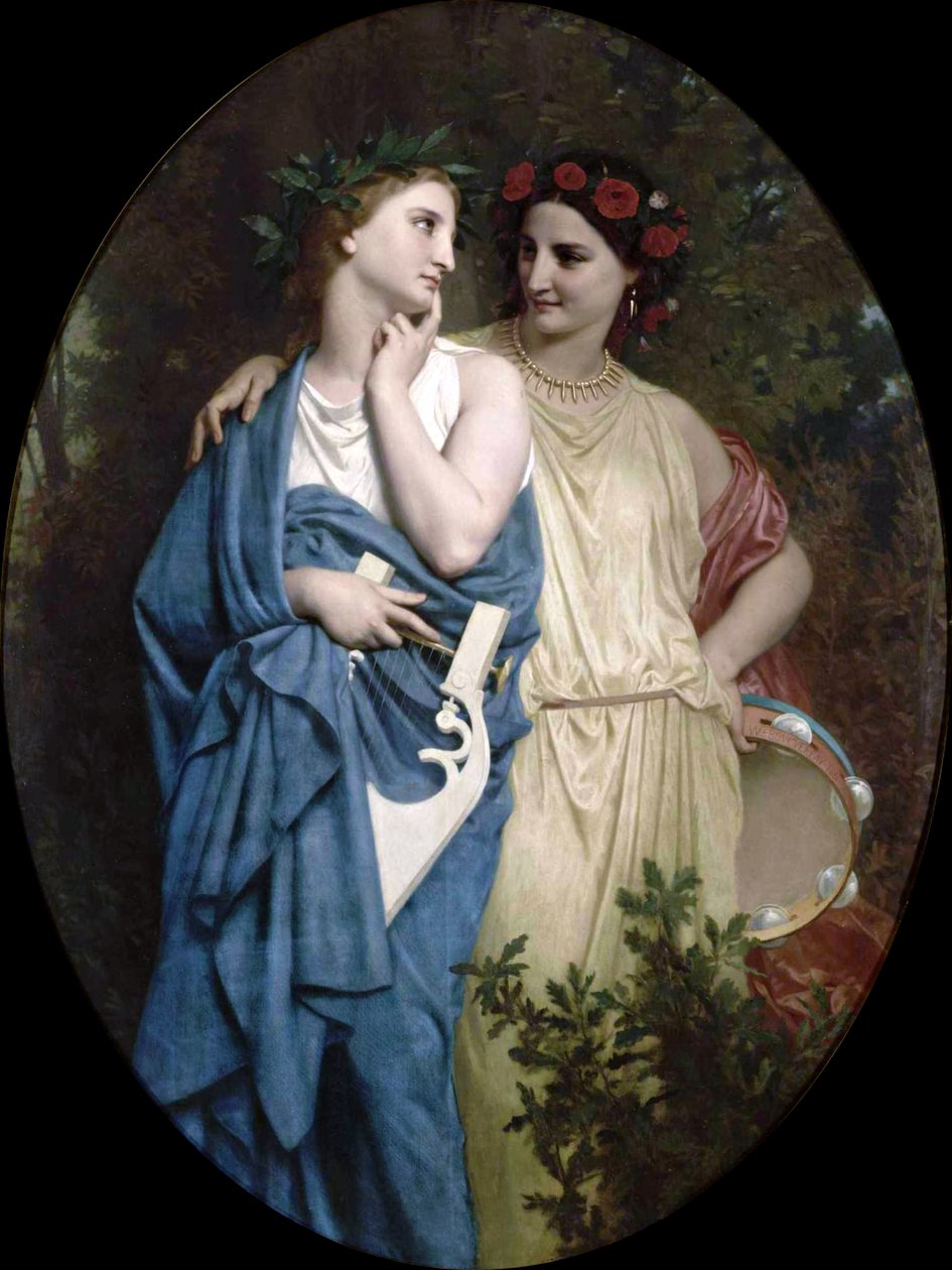 Philomela og Procne av William Adolphe Bouguereau