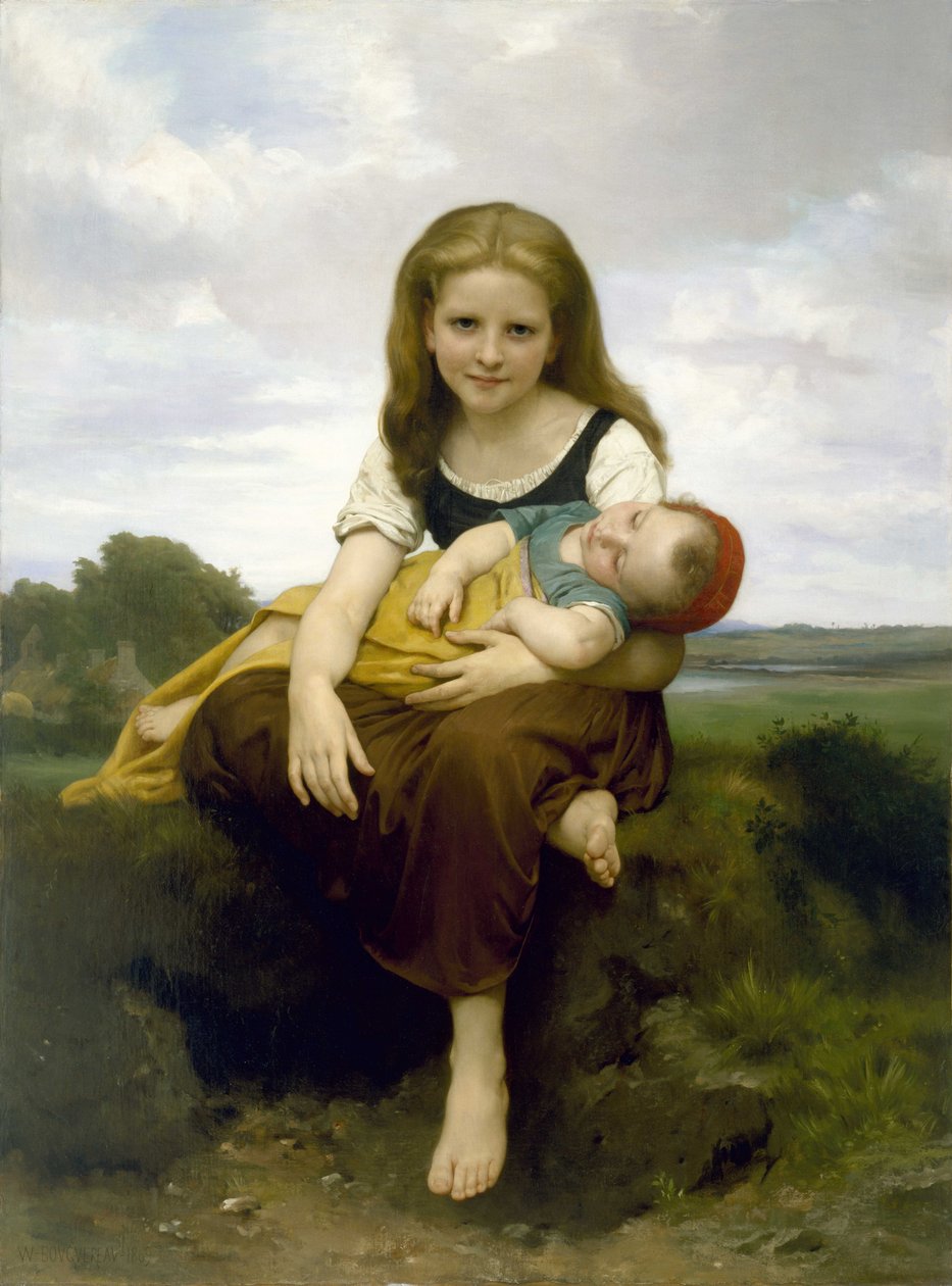 Den eldste søsteren av William Adolphe Bouguereau