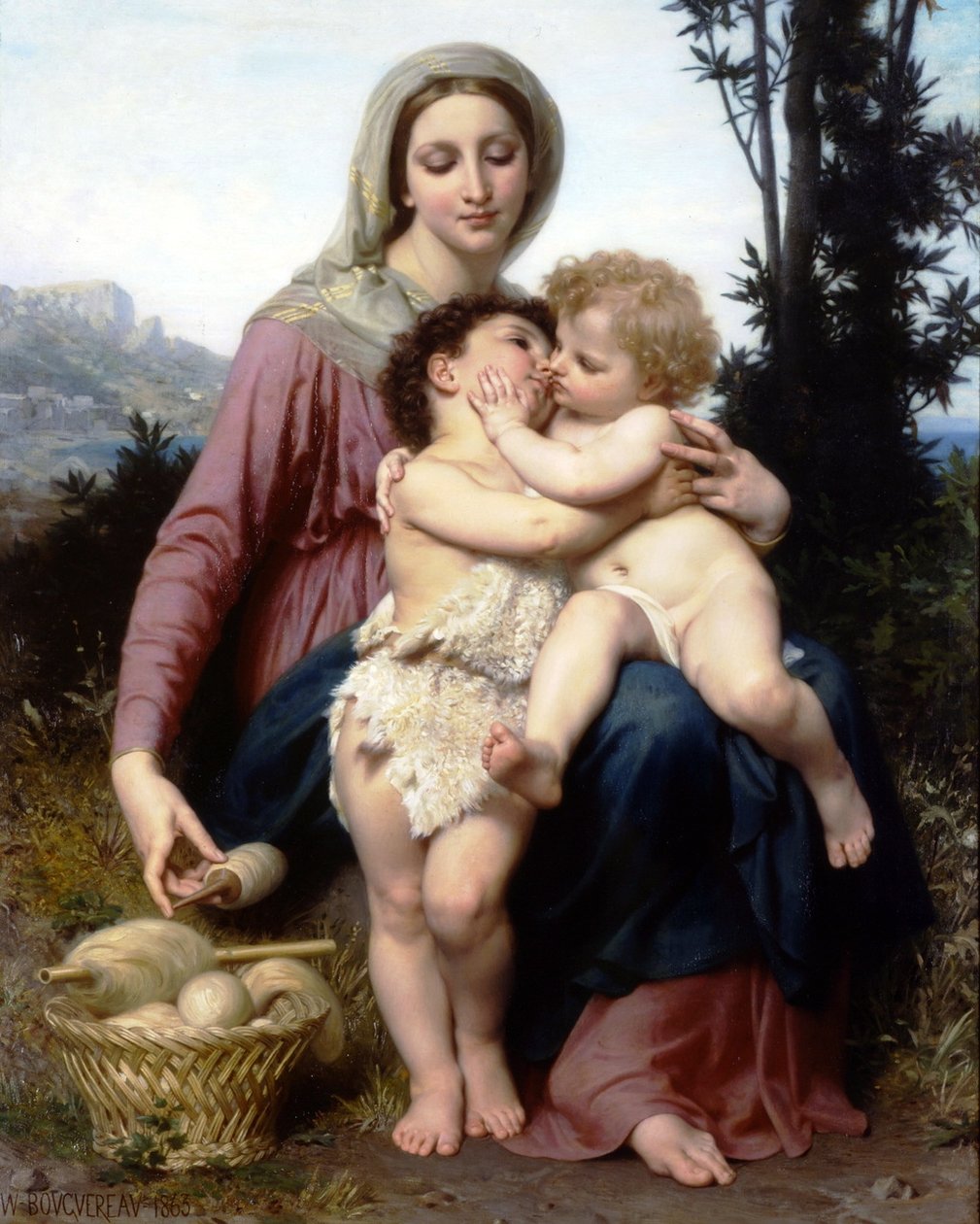 Den hellige familie av William Adolphe Bouguereau