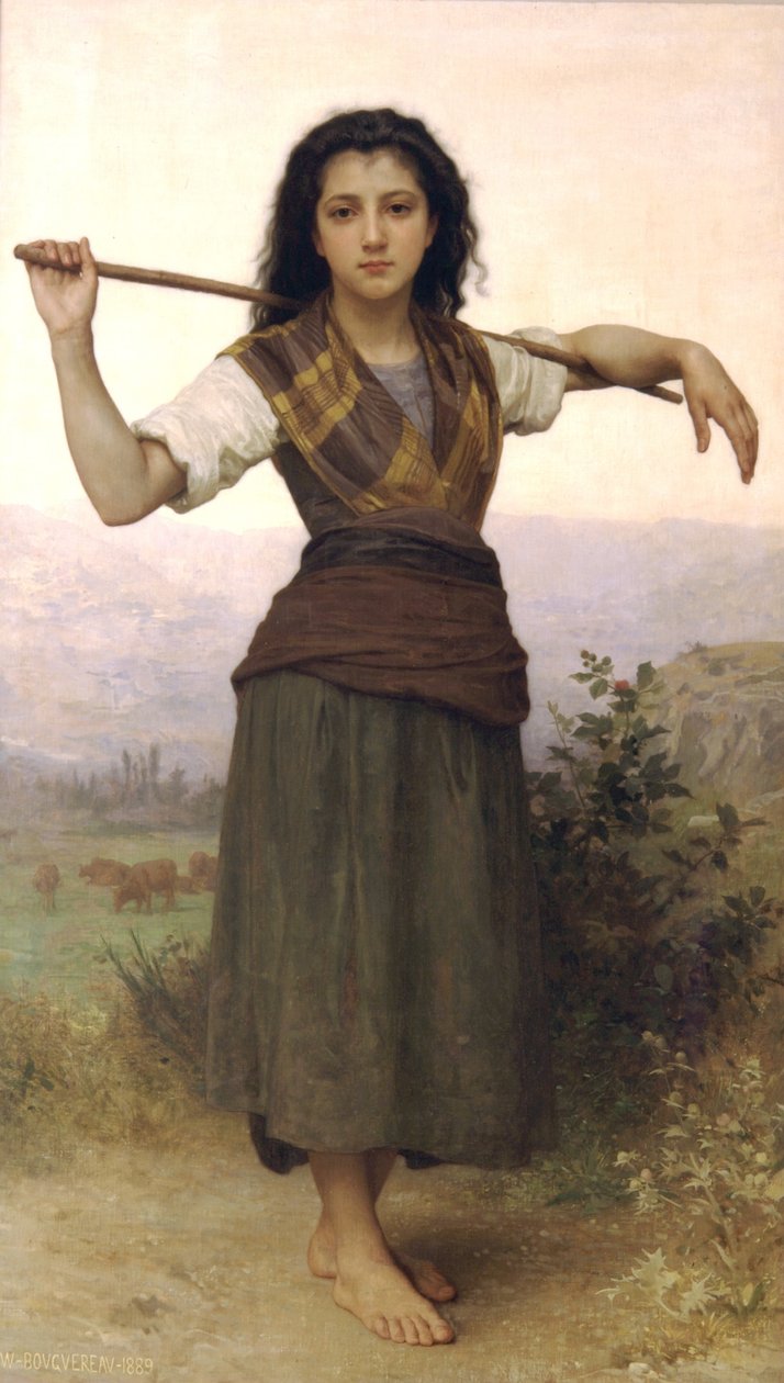 Hyrden av William Adolphe Bouguereau