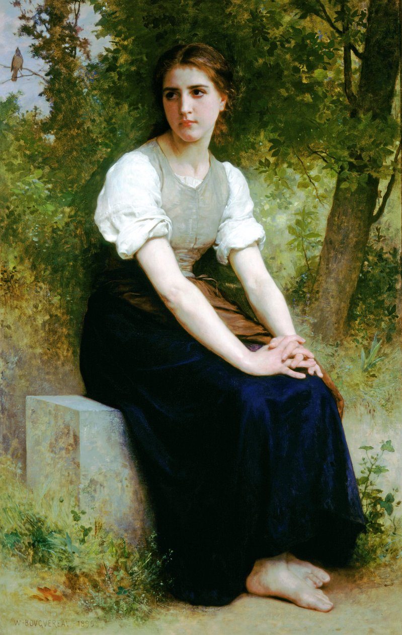 Sangen om nattergalen av William Adolphe Bouguereau