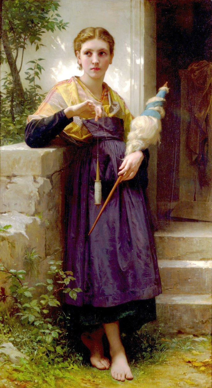 Spinneren av William Adolphe Bouguereau