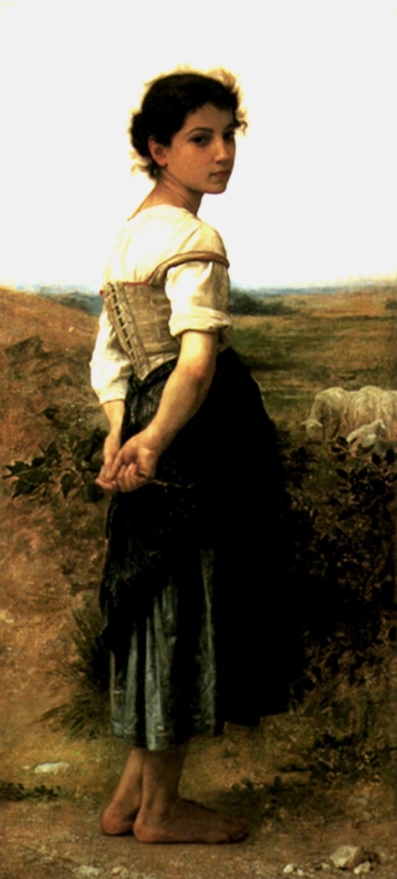 Den unge hyrden av William Adolphe Bouguereau
