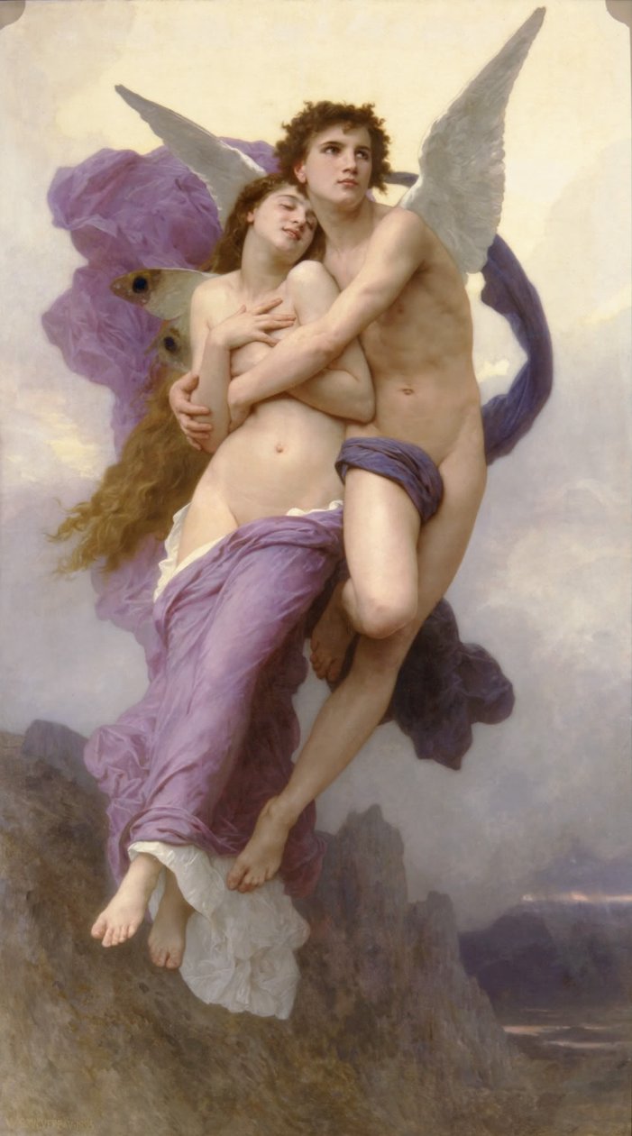 Bortførelsen av Psyche av William Adolphe Bouguereau