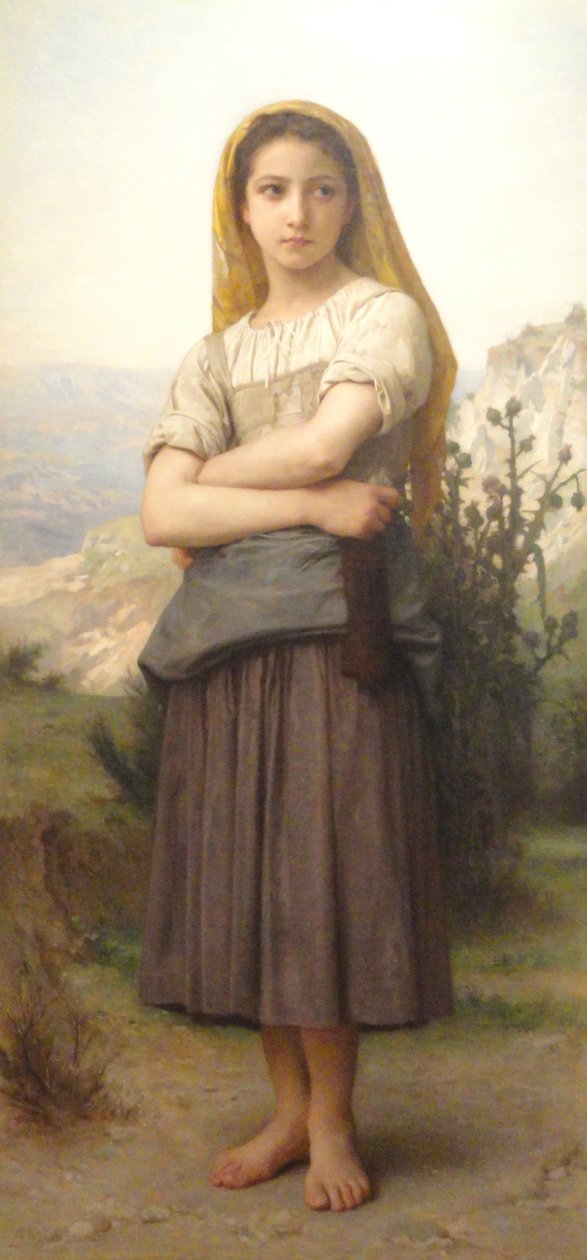 Ung jente av William Adolphe Bouguereau