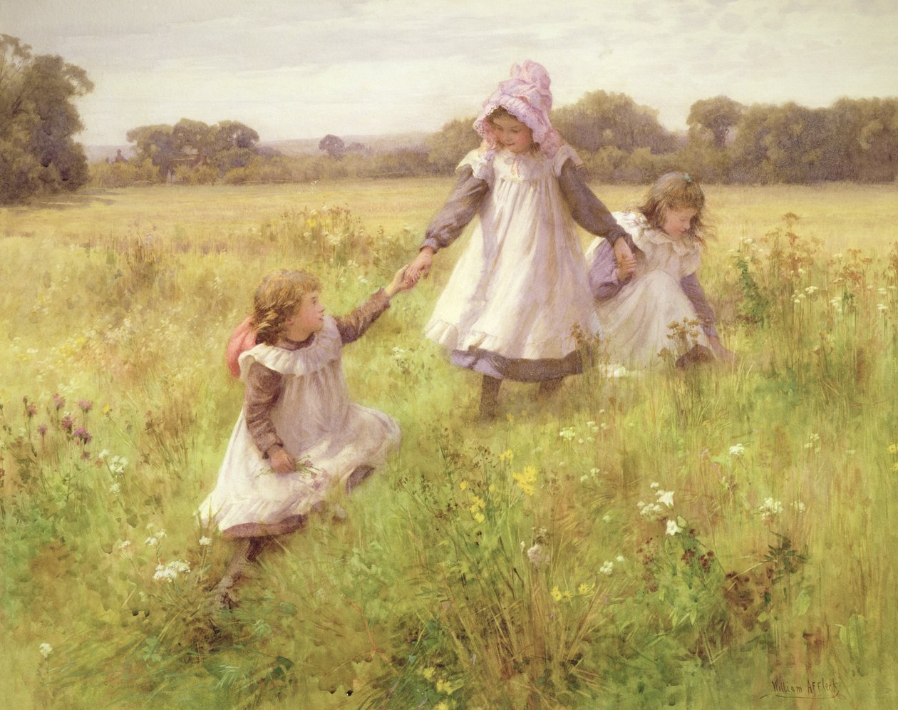 Å plukke ville blomster av William Affleck
