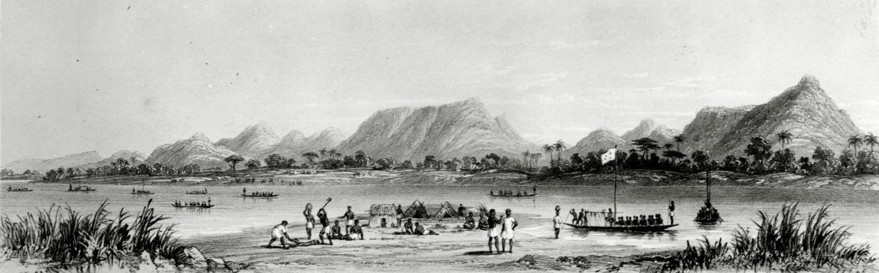 Mountains und Market Canoes nær Bokwen, fra 