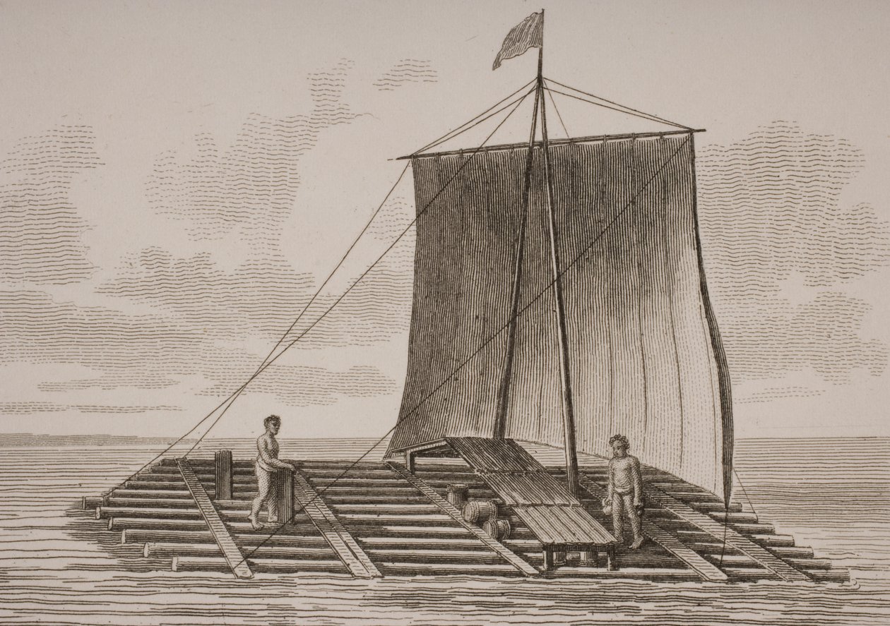 En søramerikansk balsatre, gravert av Thomas Milton (1743-1827) 1820 av William Anderson