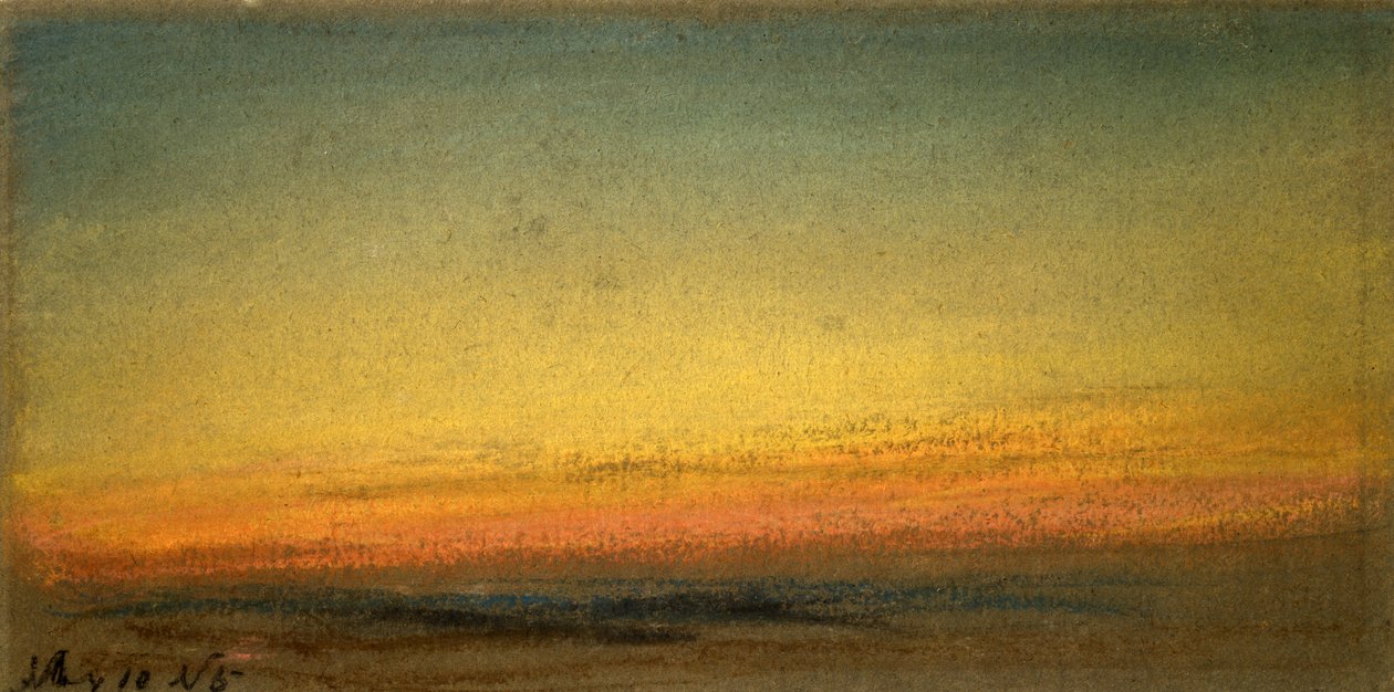 Solnedgang, 10. mai 1884 av William Ascroft