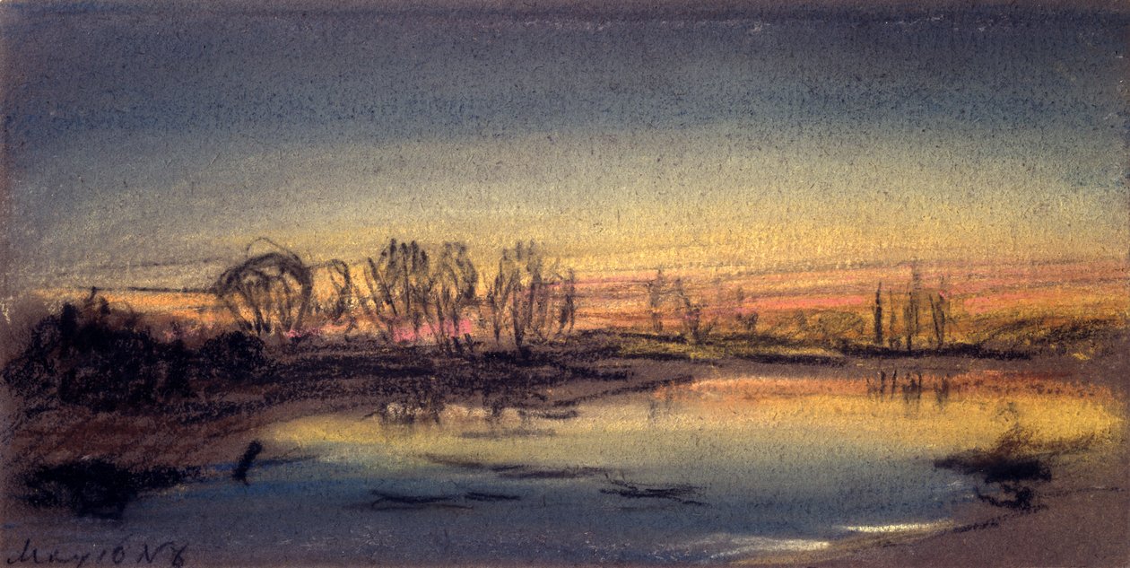 Solnedgang, mai 1884 av William Ascroft
