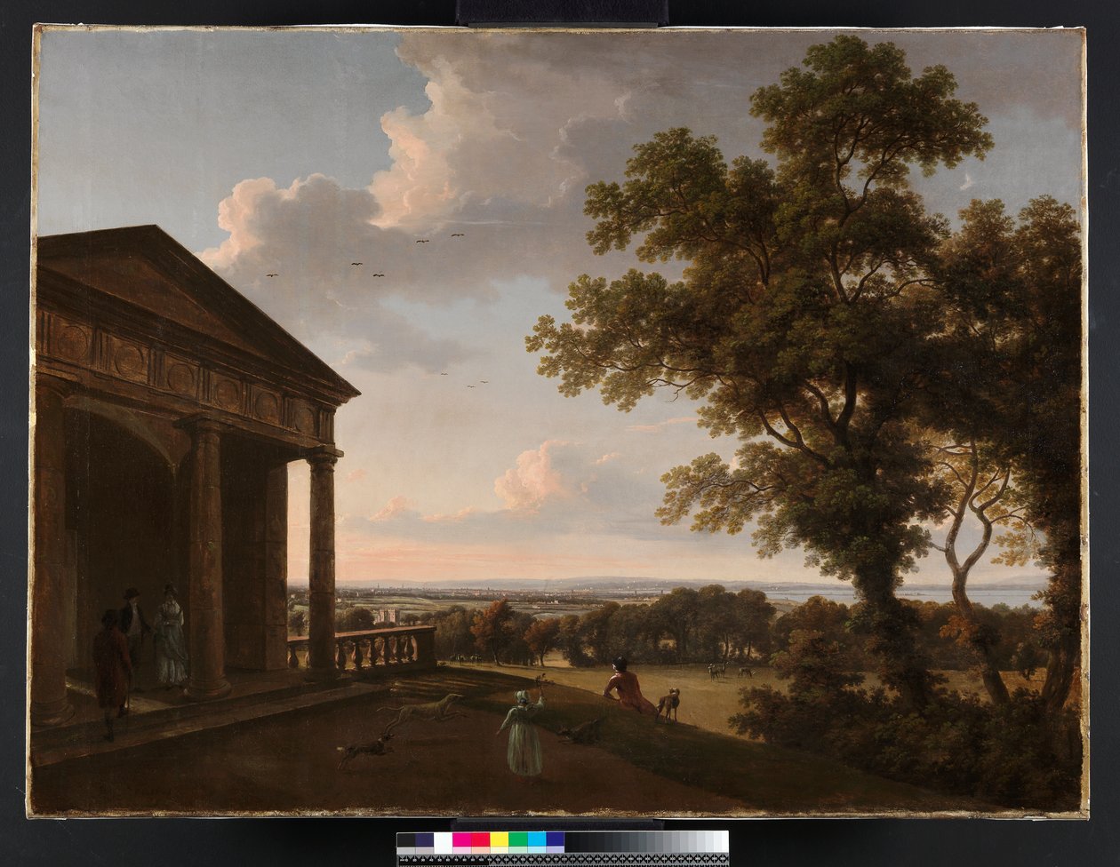 Utsikt i Mount Merrion Park, 1804 av William Ashford