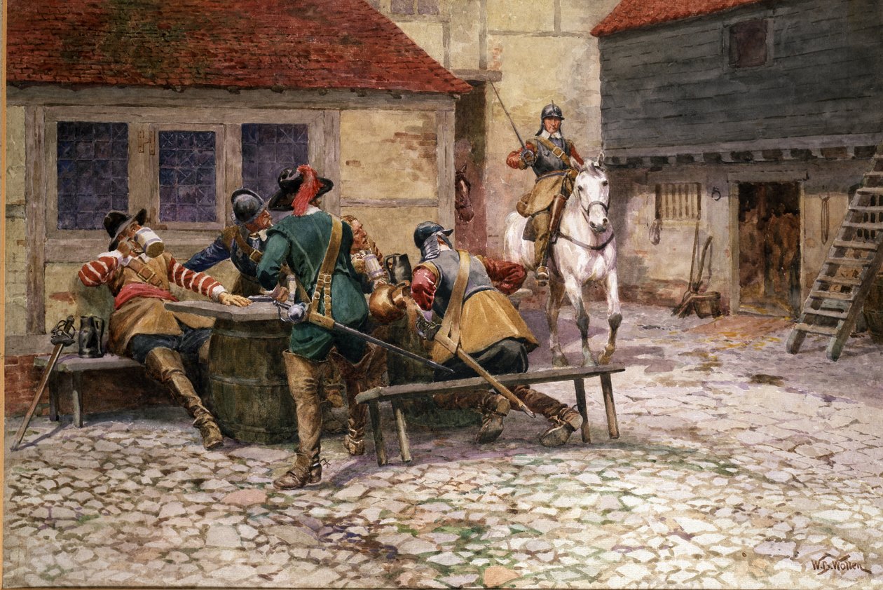 Engelsk borgerkrig i 1645, 1900 av William Barnes Wollen