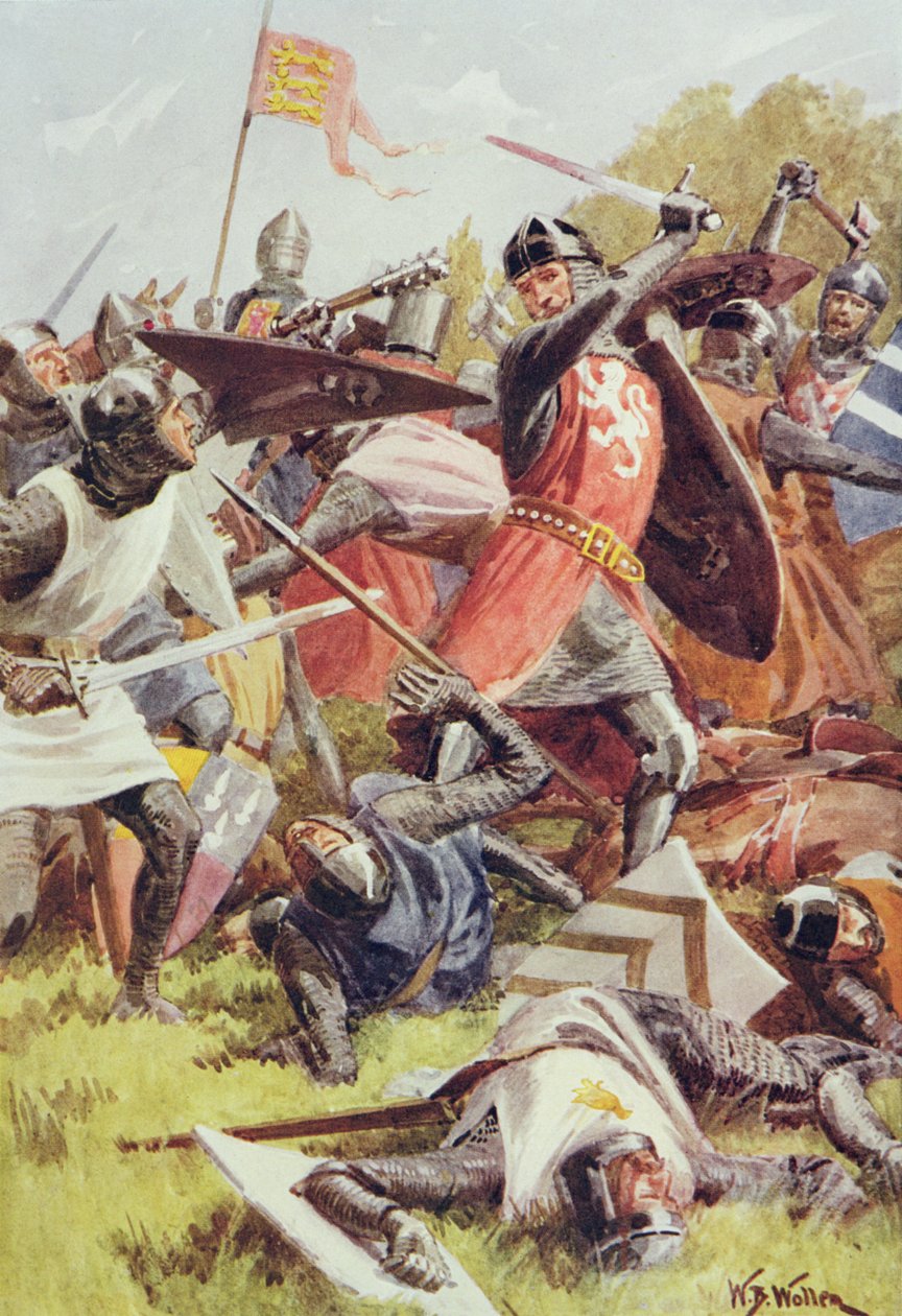 Slaget ved Evesham 4. august 1265, fra 