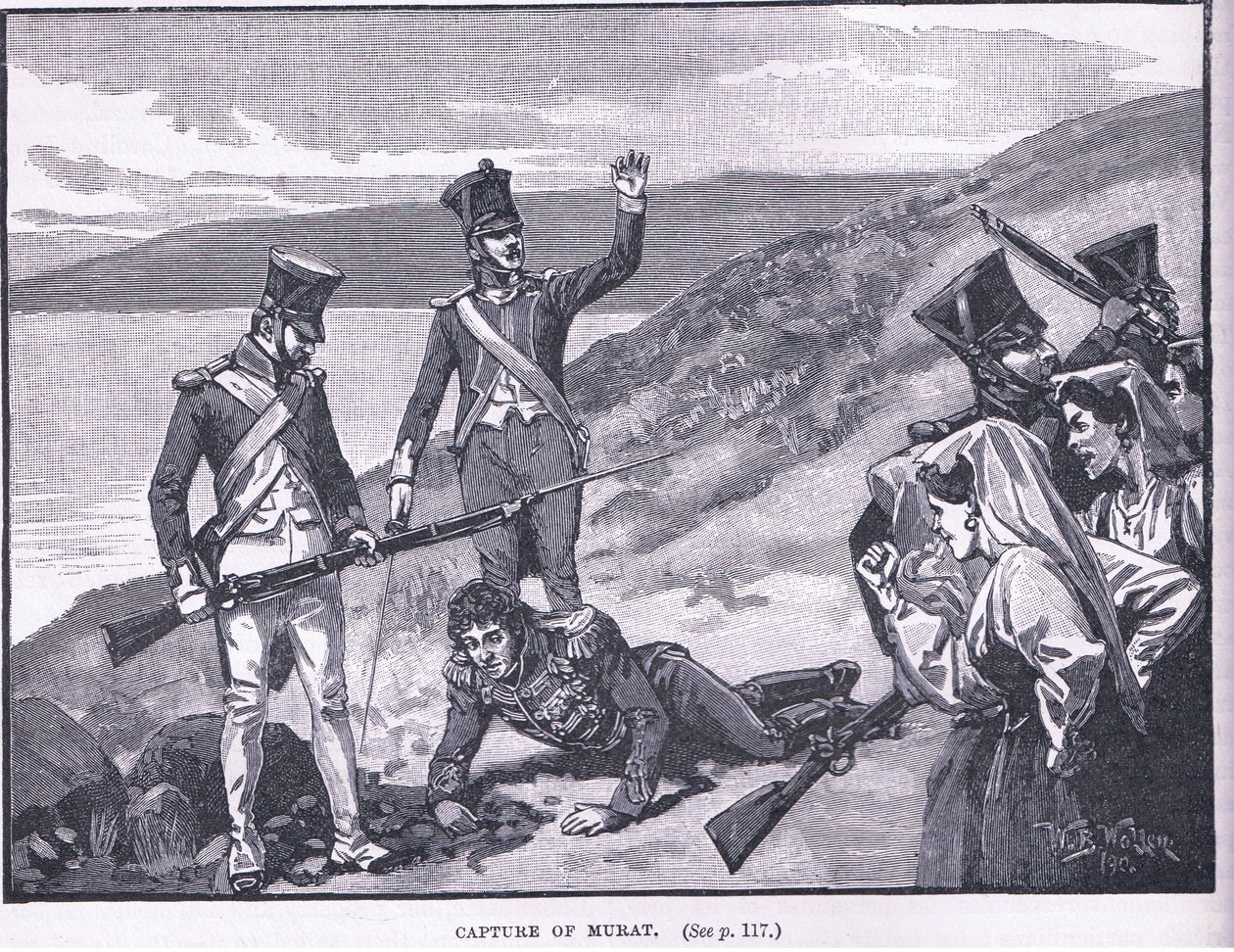 Fangsten av Murat AD 1815 av William Barnes Wollen