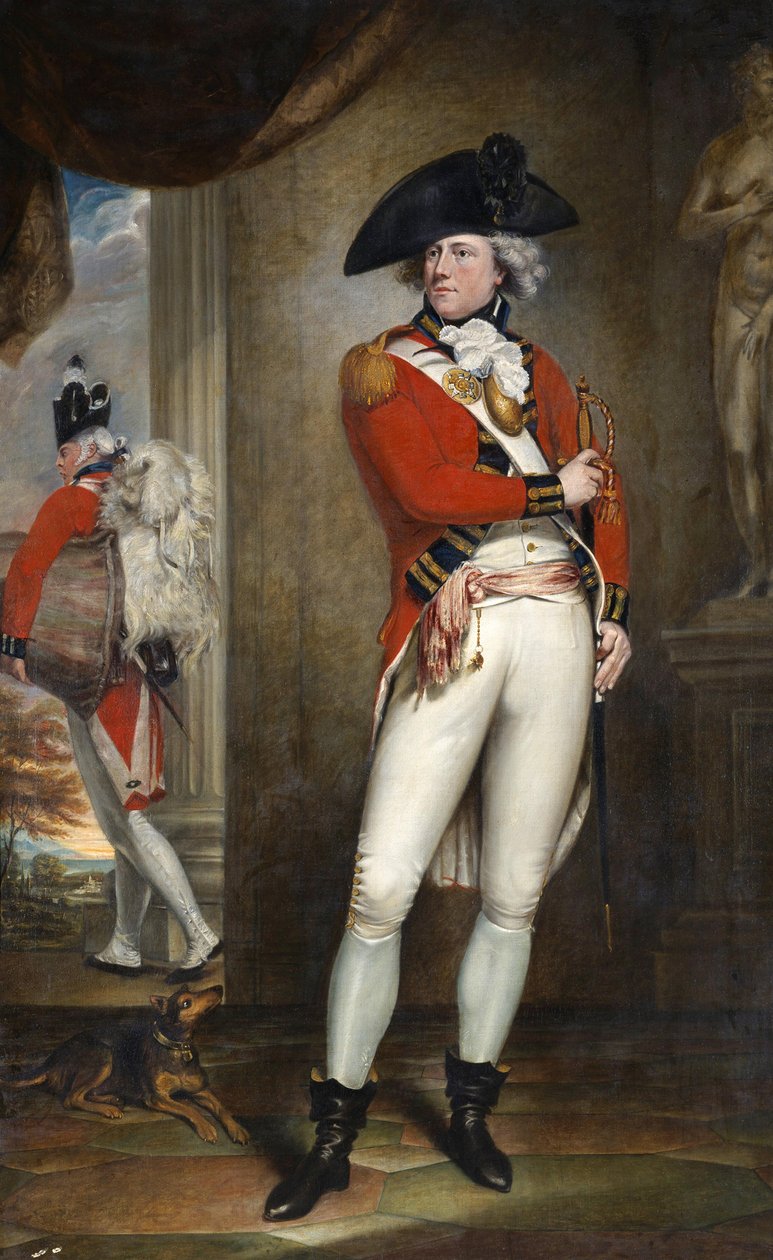 Kaptein John Clayton Cowell av William Beechey