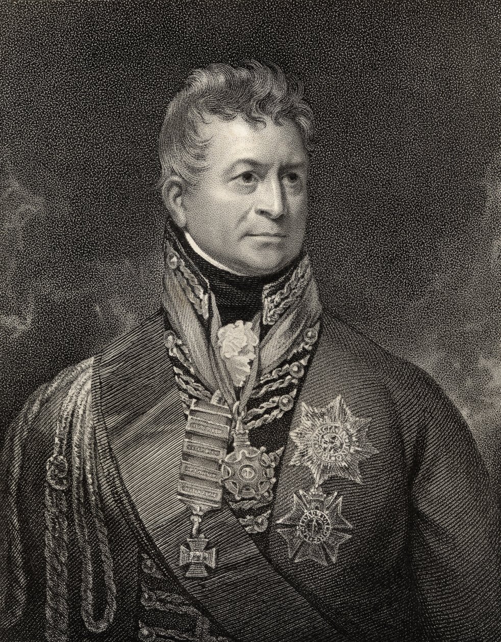Sir Thomas Picton, gravert av Peltro William Tomkins (1760-1840), fra 