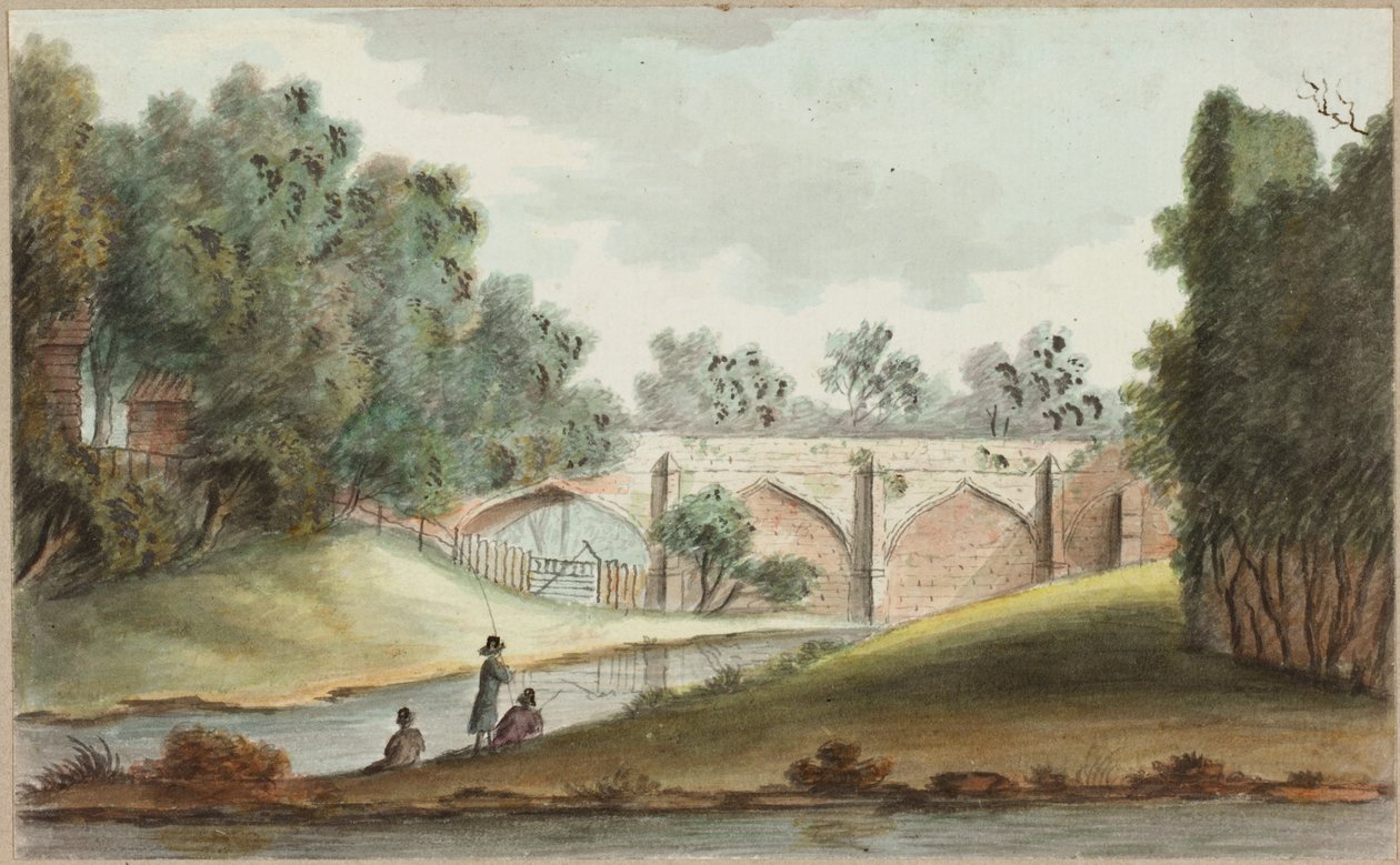 Northumberland View (blyant og akvarell på papir) av William Beilby