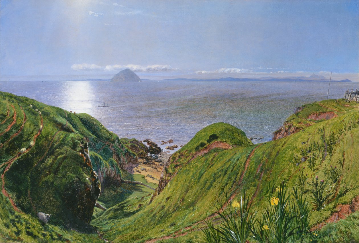 Ailsa Craig av William Bell Scott