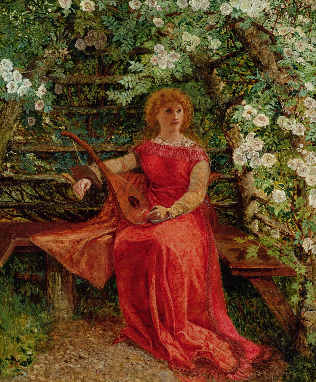 Fair Rosamund i Bower hennes av William Bell Scott