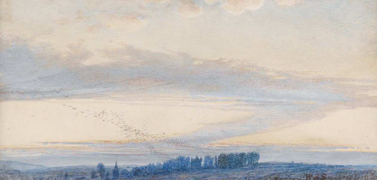 Penkill Castle, skumring, 1863 av William Bell Scott