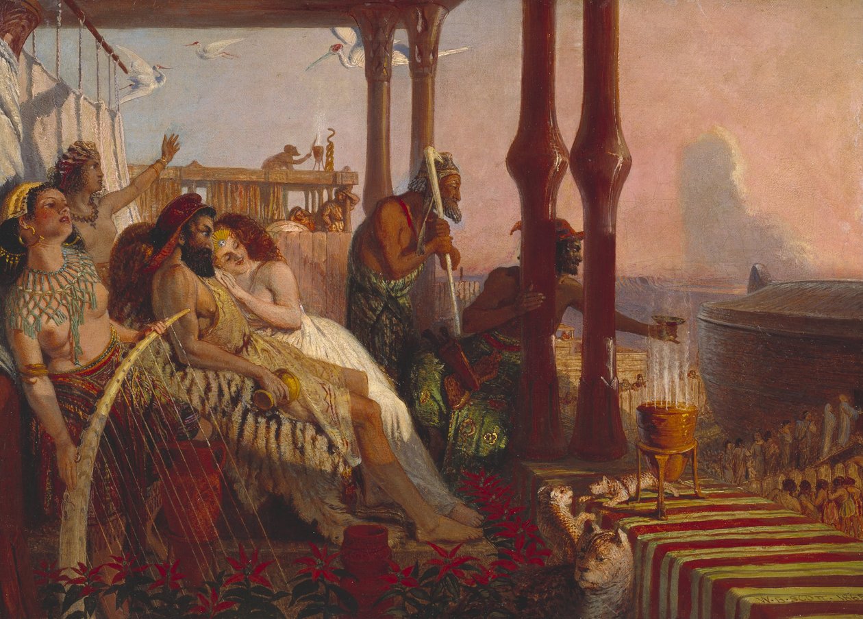 Flomens kveld av William Bell Scott