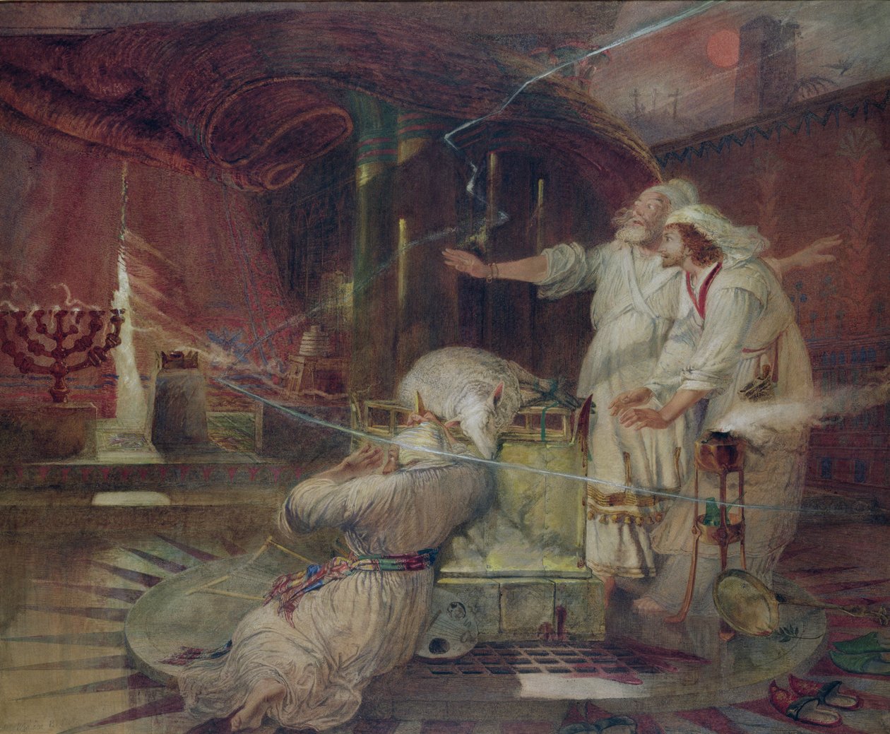 The Rending of the Veil, 1869 av William Bell Scott