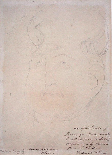 Et visjonært hode, 1819-20 av William Blake