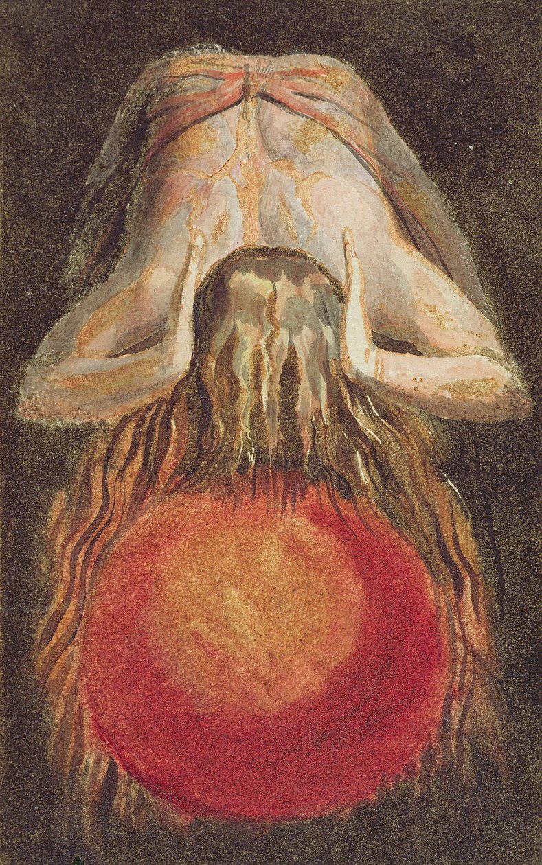 Og etterlot en rund klode av blod, Trembling upon the Void..., plate 11 fra 
