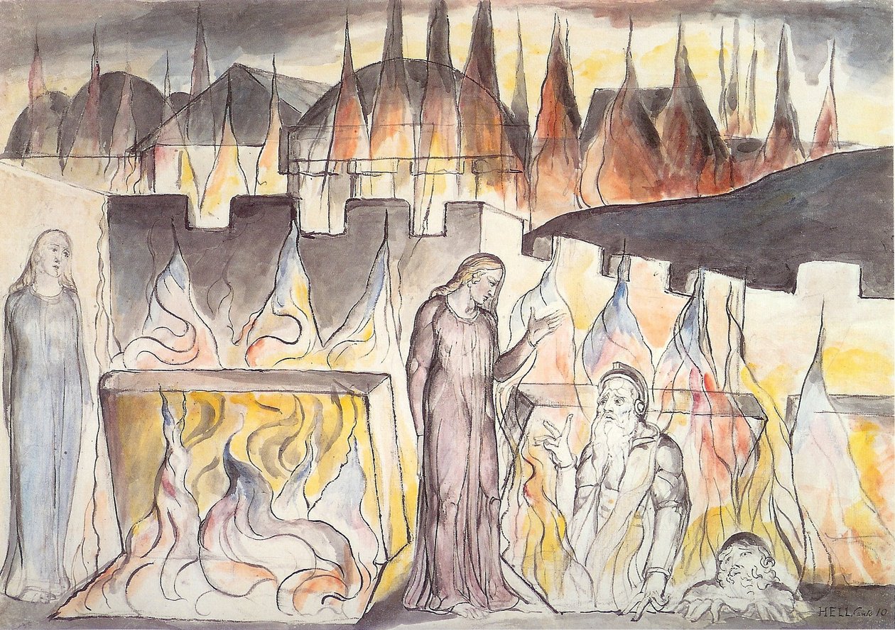 Dante Hell av William Blake