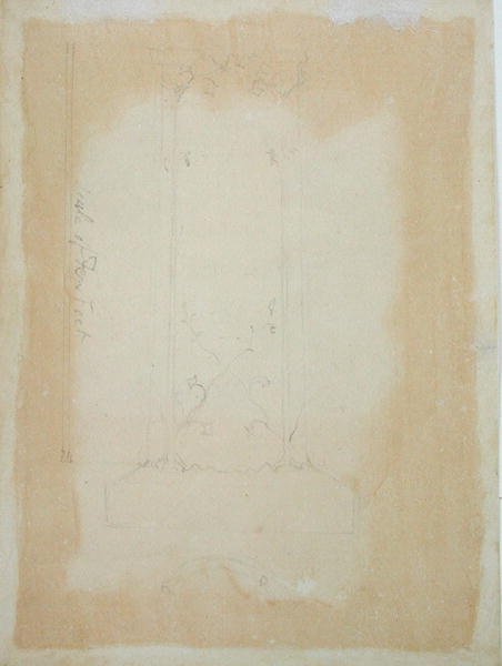 Høyde og plan av et monument, 1819-20 av William Blake