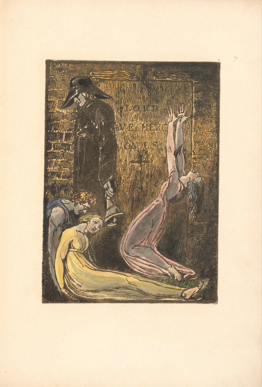 Europa. En profeti, plate 13 Bentley 10 av William Blake