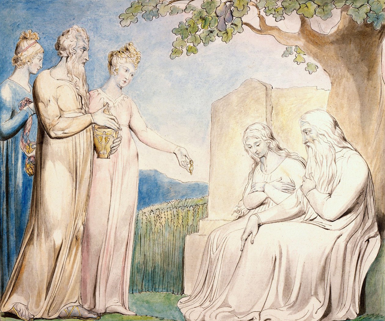Hver mann ga ham også et stykke penger av William Blake